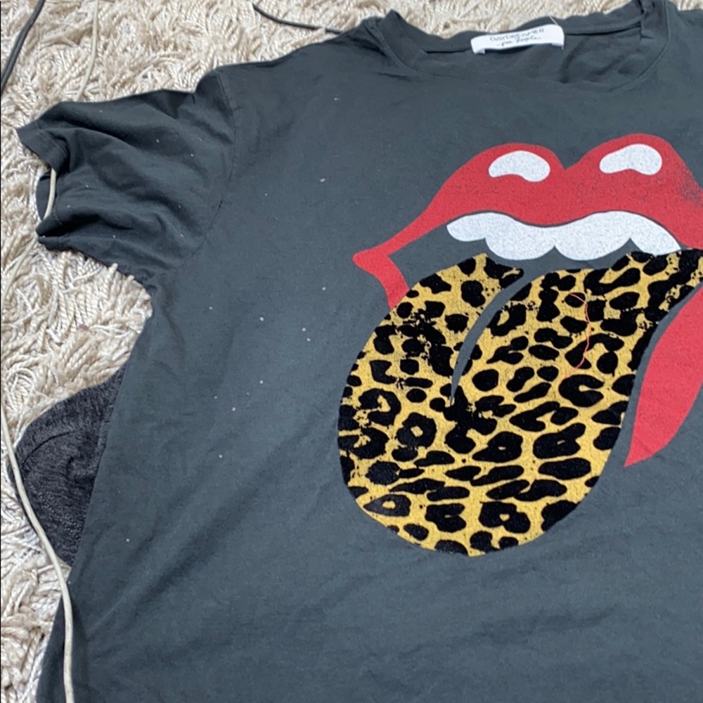NWMD Rolling Stones Flocked Leopard Tongue XS/M - Picture 8 of 8
